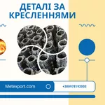 Литі високоякісні деталі,  різного ступеня складності