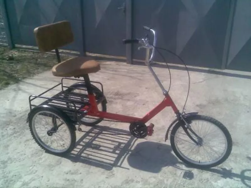 Велосипед трёхколёсный для взрослых,  велорикша. Грузовой велосипед 2