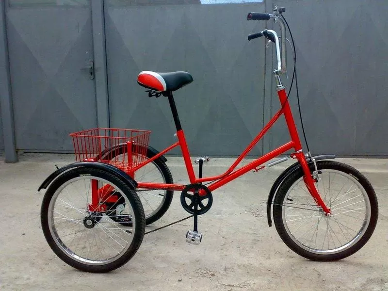 Велосипед трёхколёсный для взрослых,  велорикша. Грузовой велосипед 3