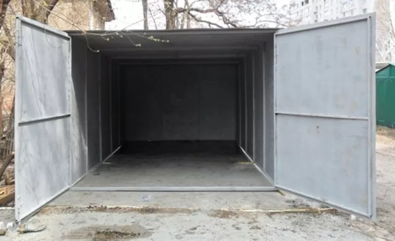 металлический гараж сборно-разборной 4