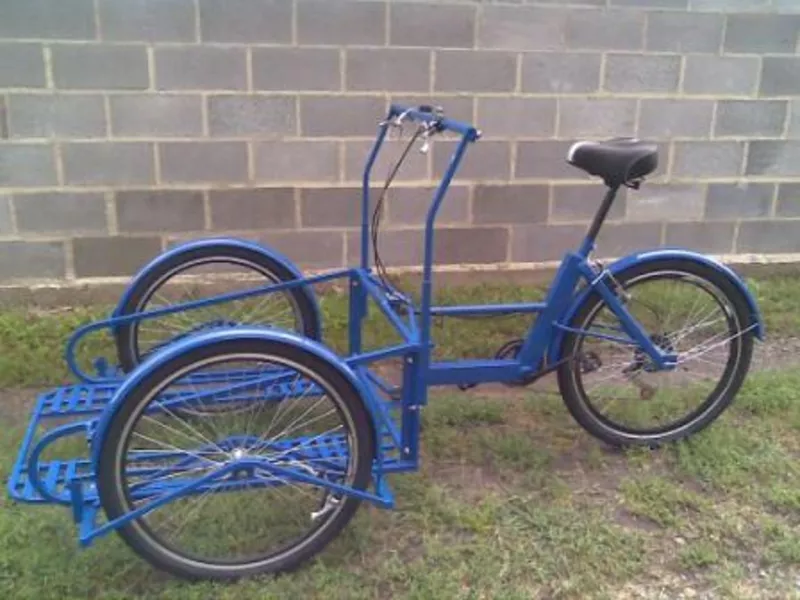 Велосипед трёхколёсный для взрослых,  велорикша. Грузовой велосипед 6