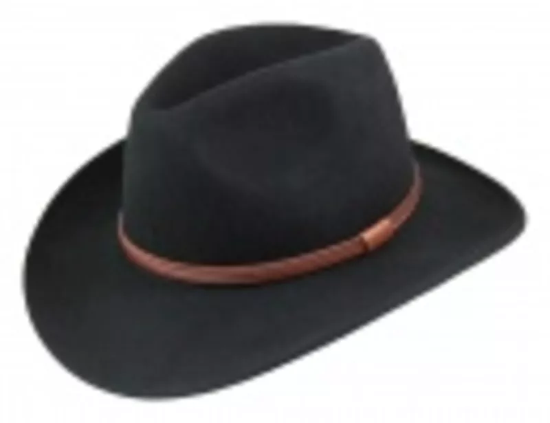 Черная ковбойская шляпа 