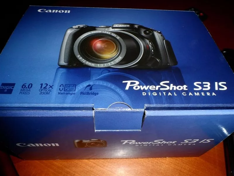 Продам свой полупроф. аппарат фотоаппарат Canon PowerShot S3is 4